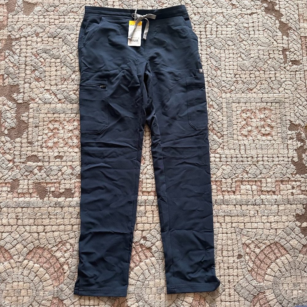 NWT FIGS Women's Yola Scrub Pants in Dark Harbor Size XS